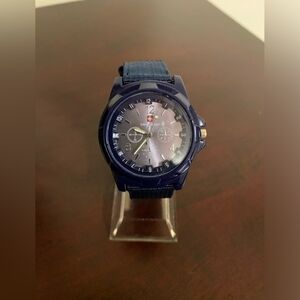 Navy Blue Swiss Army Watch